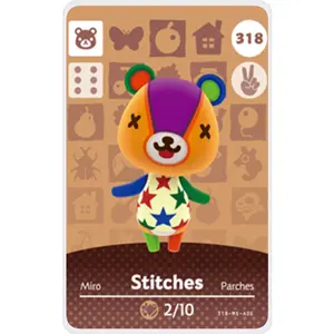Stitches - Villager NFC Card for Animal Crossing New Horizons Amiibo