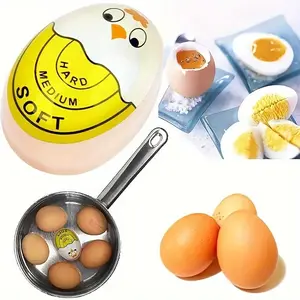 Egg Boiling Color Change Indicator, Cute Creative Timer, Reusable Kitchen Tool, RV Kitchen Stove Accessory, Cooking Helper, Timer Design