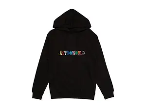 Travis Scott Men's Astroworld Logo Hoodie Black, from StockX