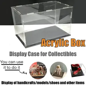 Detachable Acrylic Display Case, High Transparency Storage Box, Model Figure Showcase Cabinet, Craft Organizer, Easy Installation
