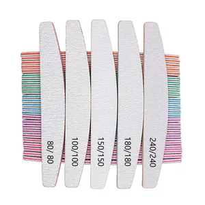 Professional Nail File Set, 5-Piece 80-240 Grit Sandpaper, Essential Beauty Tools for Manicure and Pedicure, Acrylic Nails, Nail Art, Nail Care, Nail Supplies Equipment, Nail File Kit