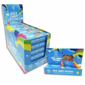 Roses Assorted Color Rock Candy Crystals, 2.5 oz. crystal  candy