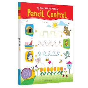 My First Book of Patterns Interactive Activity Book, Pencil Control Educational Workbook for Ages 3-5 with Fun Exercises to Develop Fine Motor Skills & Writing Confidence, Interactive Activity Books