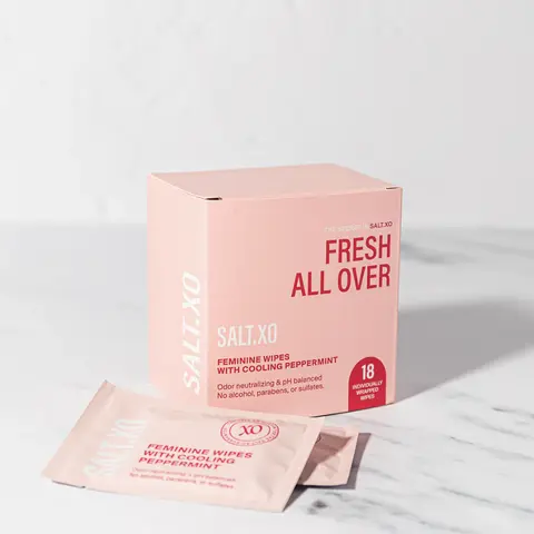 Salt.Xo Fresh All Over Feminine Mint Wipes