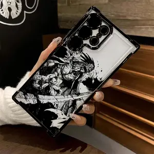 Youthful Anime B-BLEACHS Phone Case for Samsung Galaxy S25, S24, S23, S22 FE Ultra Plus 4G/5G - Shockproof Transparent Soft Back Cover