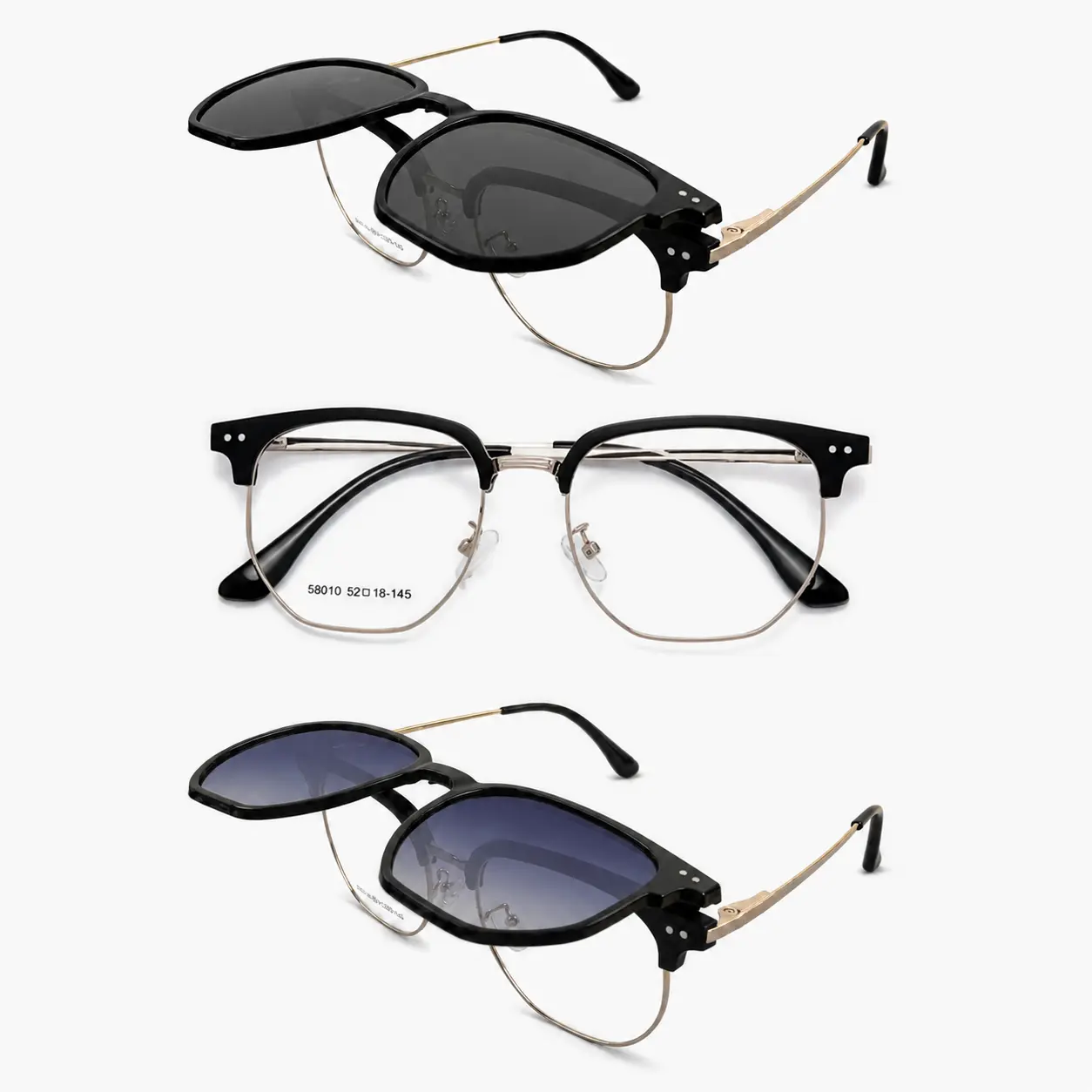 Men's New Polarized Magnetic Flip-Up Sunglasses - Polarized Eyewear with Fashionable Frames, High-Quality Resin Lenses, Trendy Casual Design for Driving, Travel, Ideal Gift for Husband, Modern Sunglasses, Classic Polarized Sunglasses, Sun Protective Sungl