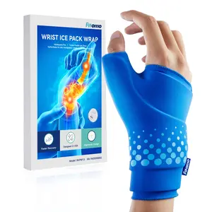 Fitomo Wrist Ice Pack Wrap Couple Set Wearable icepack-Experience Hot & Cold Compression Therapy enhanced by 3D Cooling Tech – a Reusable Wrap for Soothing Sore Wrists, Reducing Swelling & Daily Comfort
