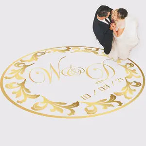 Die Cut Monogram Decal Cricut Cutting Decal Wrap Vinyl Floor Decals Wedding Floor Monogram Sticker Custom Removable Decal Floor Decorative Matte Smooth Ornaments