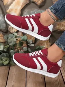 Women's Outdoor Classic Casual Fashion Party, Lightweight Comfortable PU Leather Sneakers, All Seasons Medium Width, Trendy Fashion Sneaker