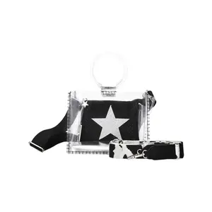 Vintage Havana Black Rhinestone Purse