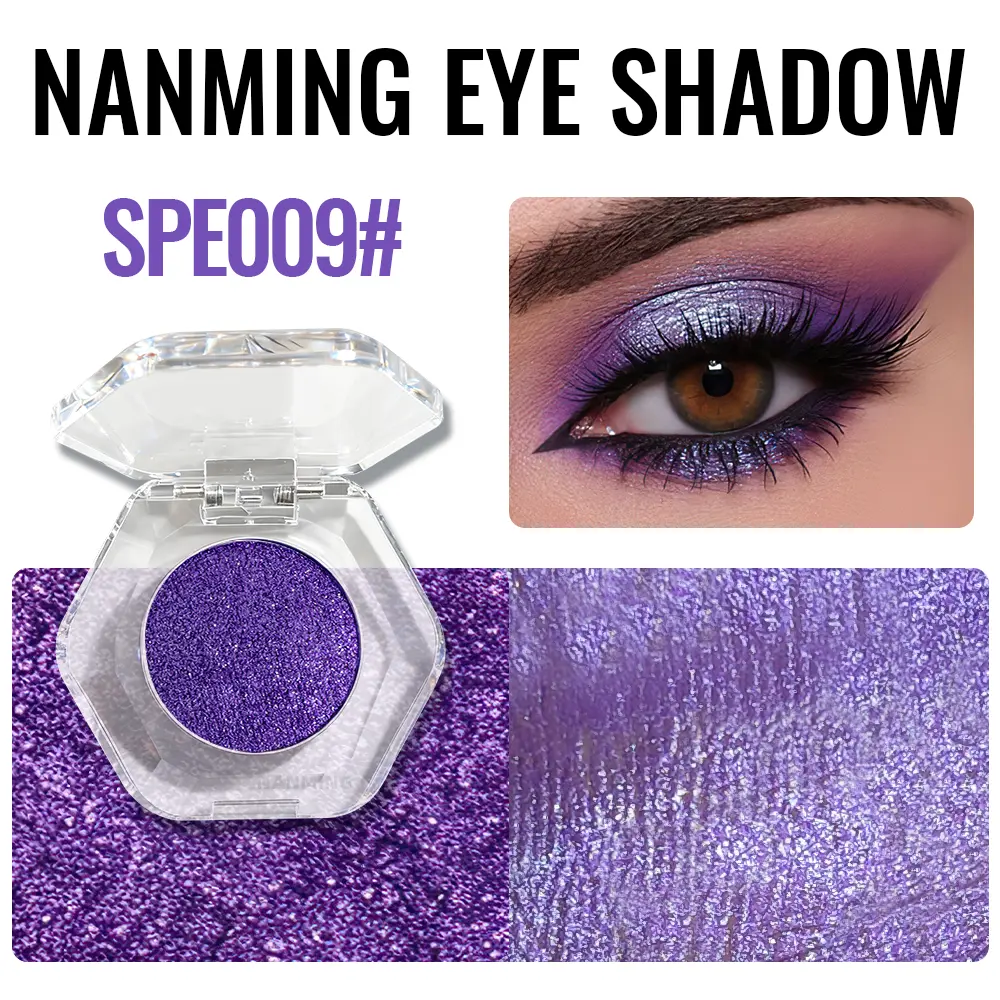 Single Multi-Chrome Eyeshadow | Sparkly Glitter Shimmer | Holographic Color Shifting Metallic | High Pigment Long Lasting Waterproof | 10 Shades#SummerVibes
