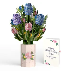 Hydrangea Mother's Day Bouquet and Sentiment Set for Mom