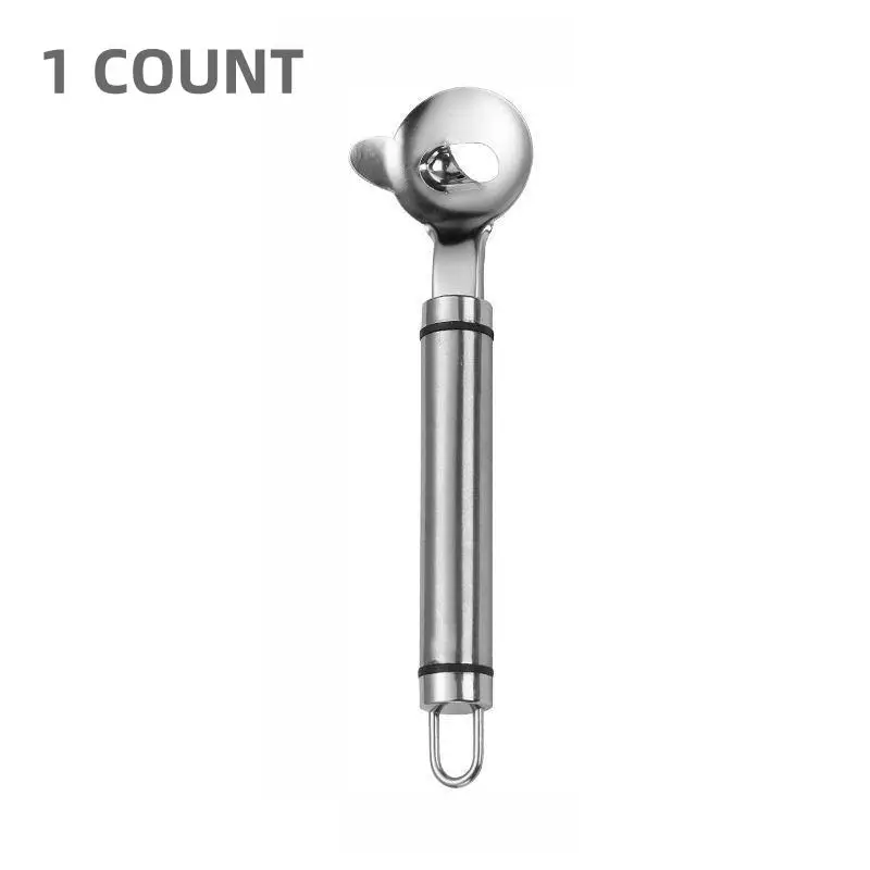 Stainless Steel Peeler - Multi-Purpose Kitchen Tools, Cactus Peeler, Noodle Cutter & Scoop, Durable & Easy-Grip Handles