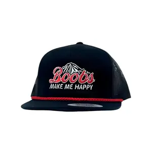 Boobs Make Me Happy Trucker Hat Funny hats