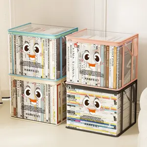 clear foldable toy storage bag| 2-pack, 13" cube, holds dolls & books| perfect for classroom & home#organization