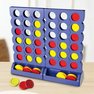 Mini 3D Connect Four Board Game, Interactive Two-Player Tabletop Toy, Fun Tabletop Game, Educational Puzzle Game for Kids, Birthday Gift, Tabletop Games