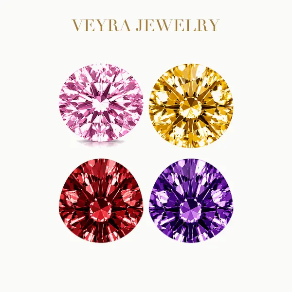 VVS1 Clarity Round Cut Moissanite Loose Gemstone, Multiple Colors, GRA Certified, Artificial Gemstone for Custom Jewelry Making