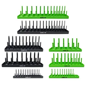 D ProTool Hub 8Pcs Socket Organizer Holder Tool Box for Mechanics & DIY Enthusiasts Comprehensive Storage Solution