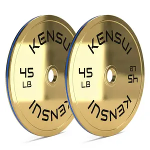 Calibrated Gold Weight Plates (LBS)