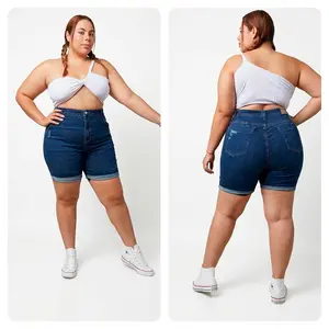 Super Comfortable Folded Bottom Short Jeans