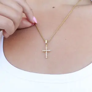 Faith charms 18k Yellow Gold Plated Hypoallergenic Religion Waterproof Charms