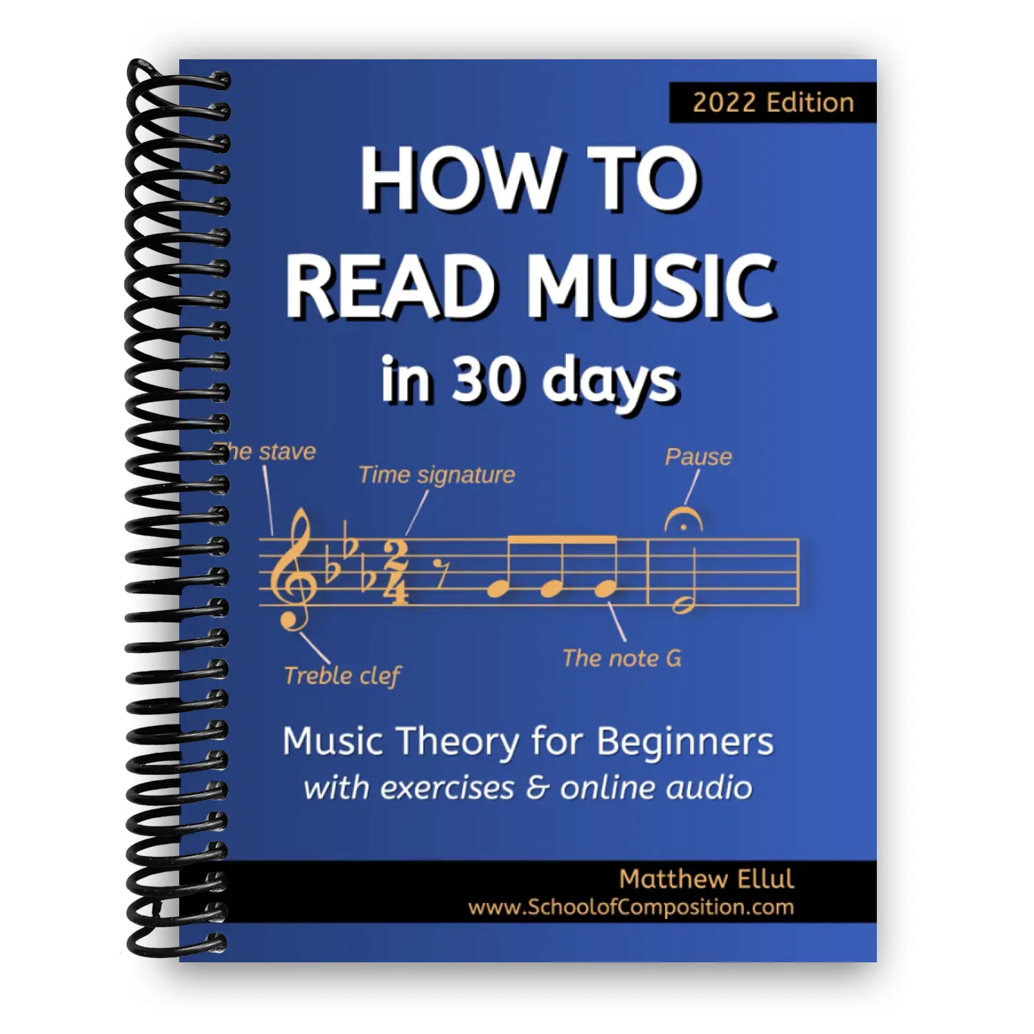 How to Read Music in 30 Days: Music Theory for Beginners (Spiral Bound ...