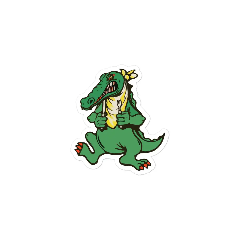 Jer's Alligator Guitar Sticker
