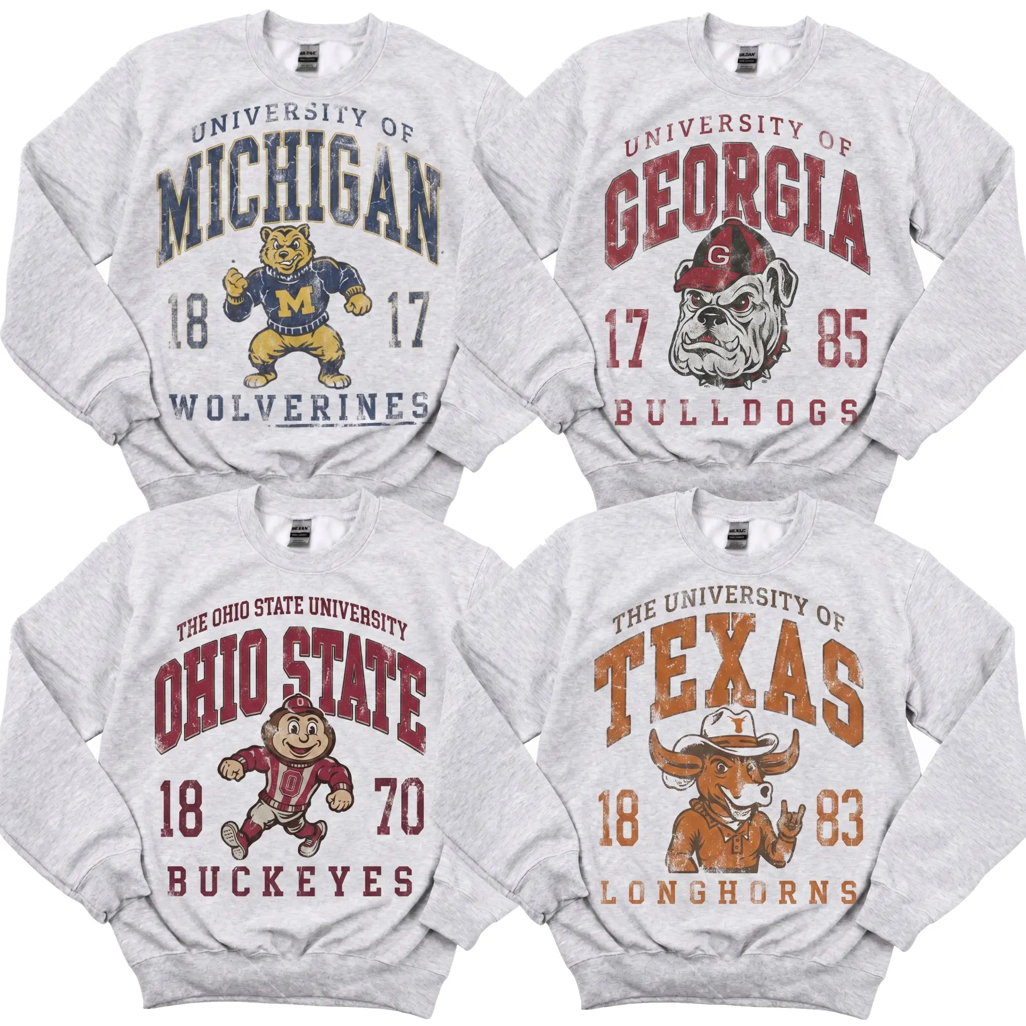 Vintage All Team Football Mascot T-Shirt, Retro College Team Graphic Tee, Distressed Game Day Fan Apparel Gift for Men Women