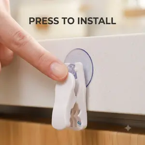 10 PCS Grid Wall Accessory Hooks, Panel Mount Clips for Retail Merchandise Display Setup