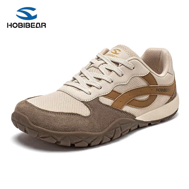 HOBIBEAR Women's 0-Drop Wide Width Barefoot Shoes - Widebody Casual Trainers, Rubber Sole All-Terrain Sports Sneakers for Walking