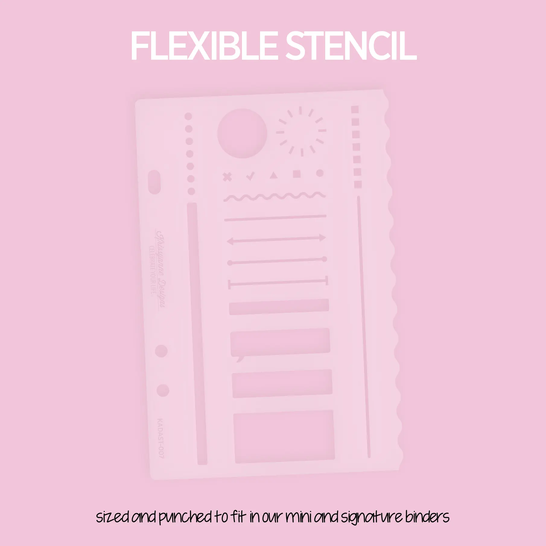 Flexible Stencil | Functional Lines & Shapes Flexible Stencil | Functional Lines & Shapes