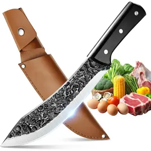Kitchen Chef Knife Butcher Boning Knife Cooking Knife High Carbon Steel Cleaver Knife for Kitchen, BBQ & Outdoor Cooking#Summervibes