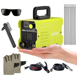 SEESE 155Amp MINI Portable Welding Machine, AC 110/220V Smart Conversion, Compact and Lightweight Design, Ideal for Home, DIY Projects, Easy to Carry
