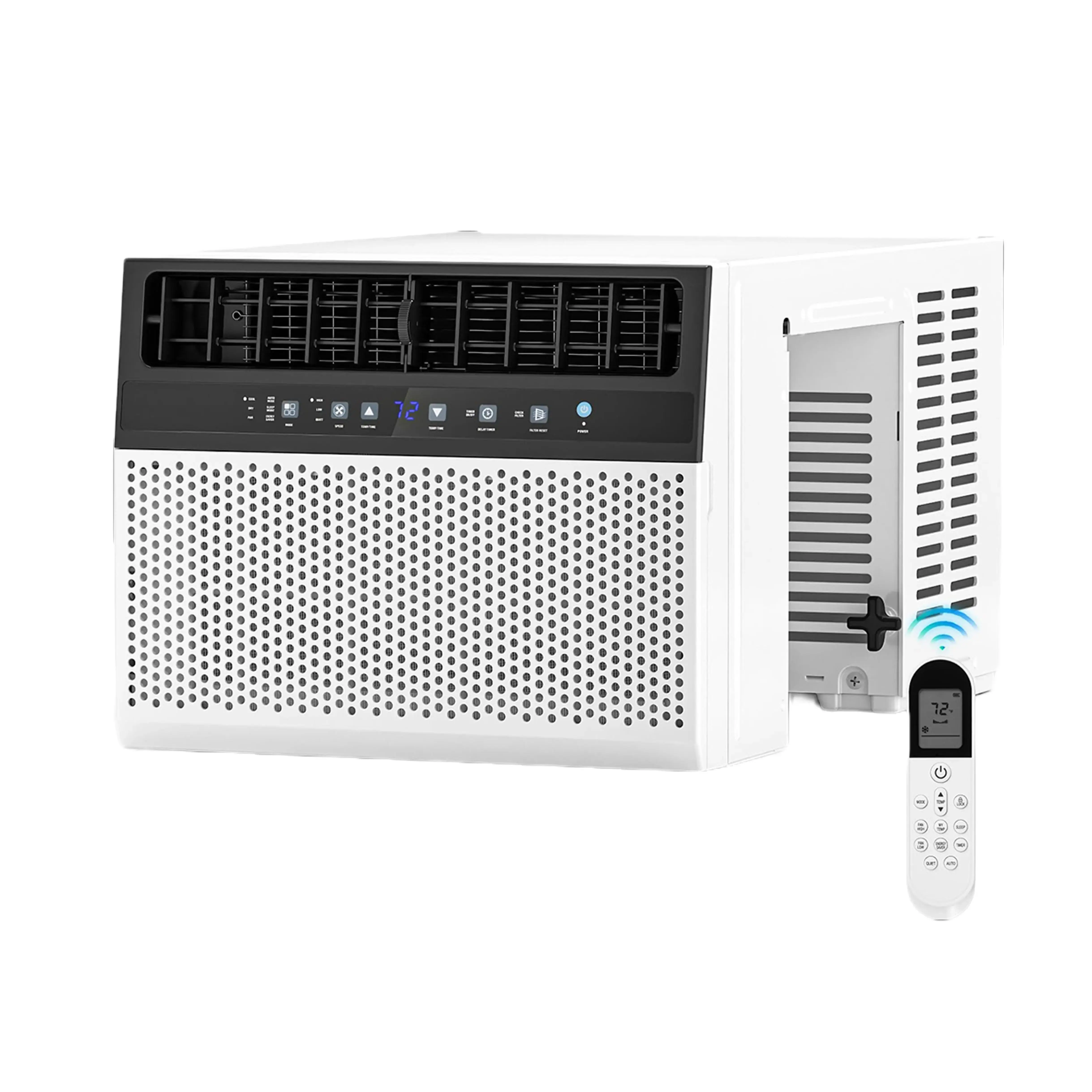ZAFRO  Window Air Conditioners, 24H Timer Energy-saving Window AC Units, Full Window View, Easy to Install, White