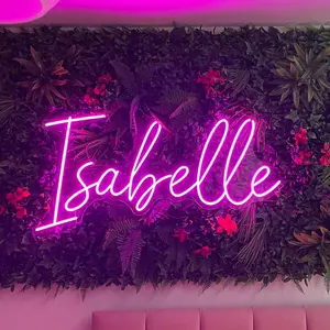 TONYLCSIGN Custom LED Neon Sign - Personalized Name Light with Multiple Sizes, Colors, Custom Text Wall Decor for Bedroom, Wedding Events, Unique Gifts, Bedroom Decor, Room Decorations, LED Neon Lights