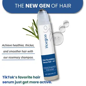 Advanced Hair Density Roll-On Serum 25 ml | 5% Saw Palmetto, 3% Rosemary, 1% Caffeine Herbasome & 3% Fenugreek | Scalp Serum for Reduced Hair Fall | Men & Women