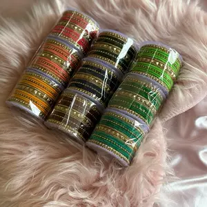 Kids 2.4 Size Bangle for Eid and Parties Festive Stackable Bracelet Fashion Jewelry Accessories