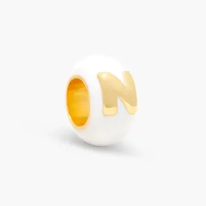 Gaby Enamel Initial Bead