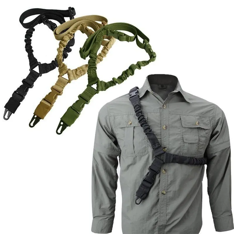 Outdoor Nylon Crossbody Tactical Belt, 1 Count Multi-purpose Single Point Tactical Tool Strap, Shoulder Strap, Tactical Mission Rope, Lightweight Nylon Strap, Adjustable Strap, Versatile Strap, Lightweight Straps