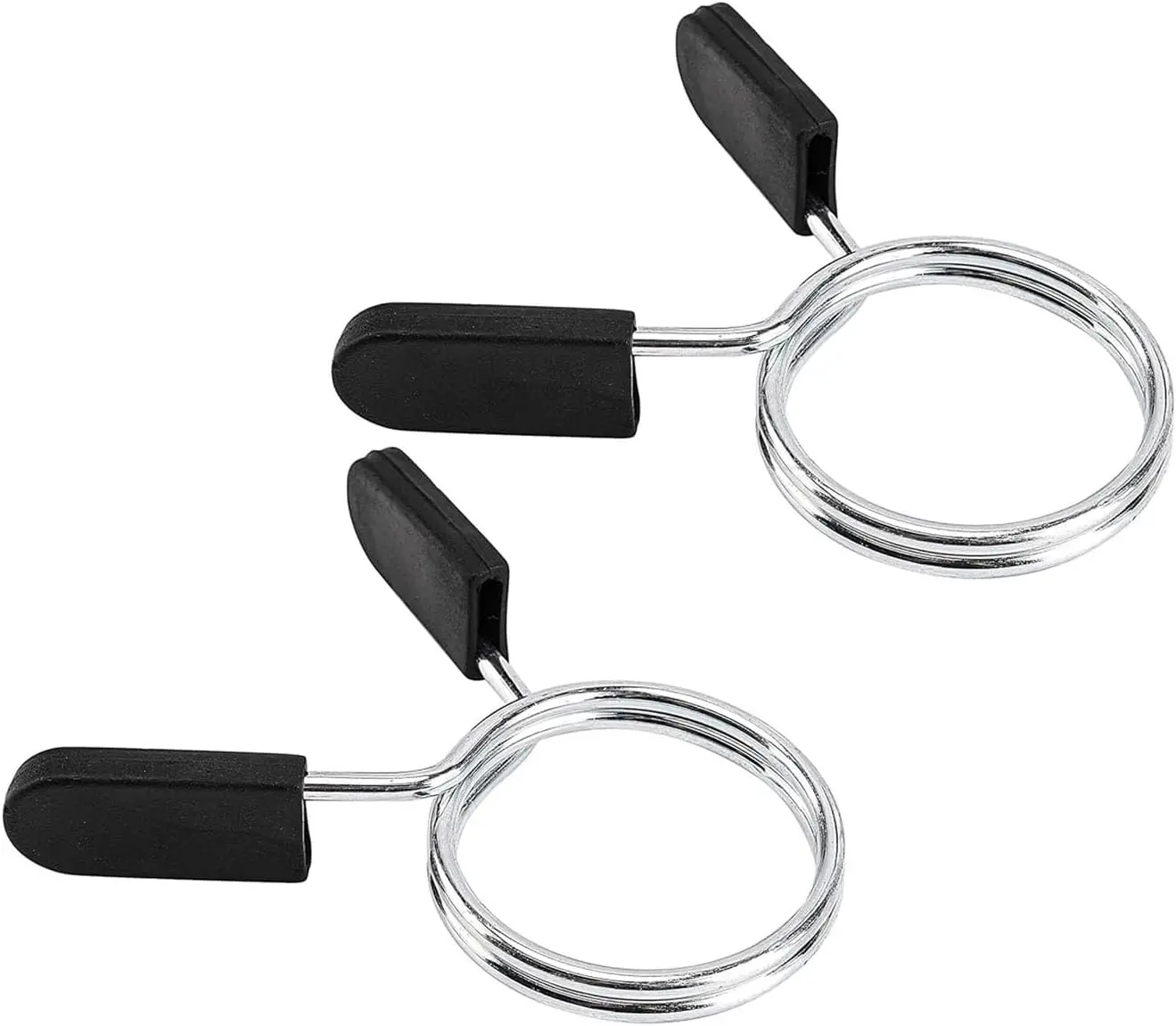 Barbell Spring Clip Dumbbell Circlip Collars Olympic Barbell Weight Bars 2 Inches Lock Buckle Fitness Exercise Strength Training Gym Accessory