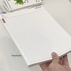 50 Sheets B5 Thick Notebook Paper, Ultra-Thick Matte Finish, Long-Grain Lines, Easy Tear Learning Notes, Office & Daily Creative Use, Notebook Journal