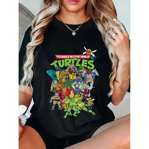 Unisex Teenage Mutant Ninja Turtles Large Character Group T-Shirt T-Shirt