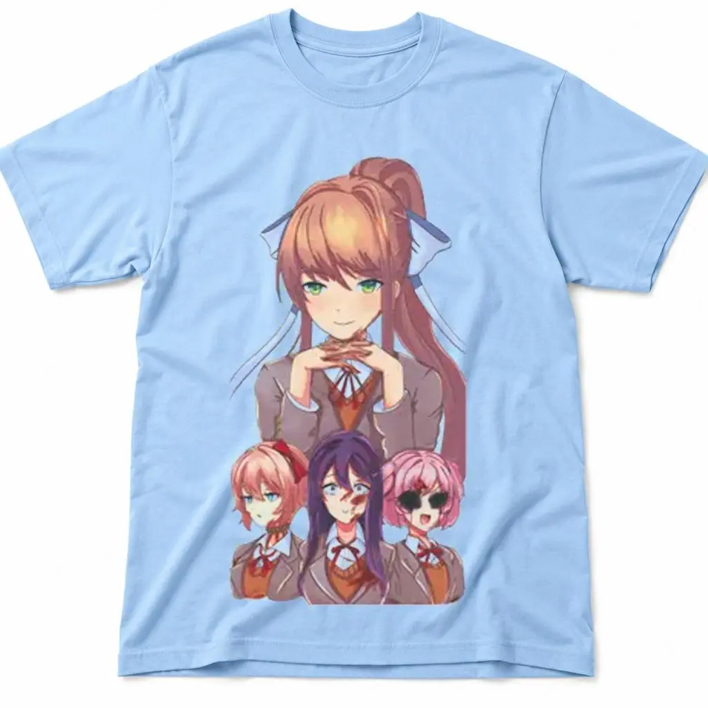 Doki Doki Literature Club Just Monika Vintage Shirt DDLC Fan Collection Tee HY6208
