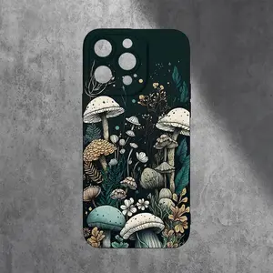A Creative Personalized Colorful Mushroom Pattern Phone Case for Iphone 16/15/14/13/12/11/XS/XR/X/7/8 Plus/Pro/Max/Mini - Creative And Fashionable Design for Men And Women, a Great Gift for Friends, Family, Boyfriend, Girlfriend