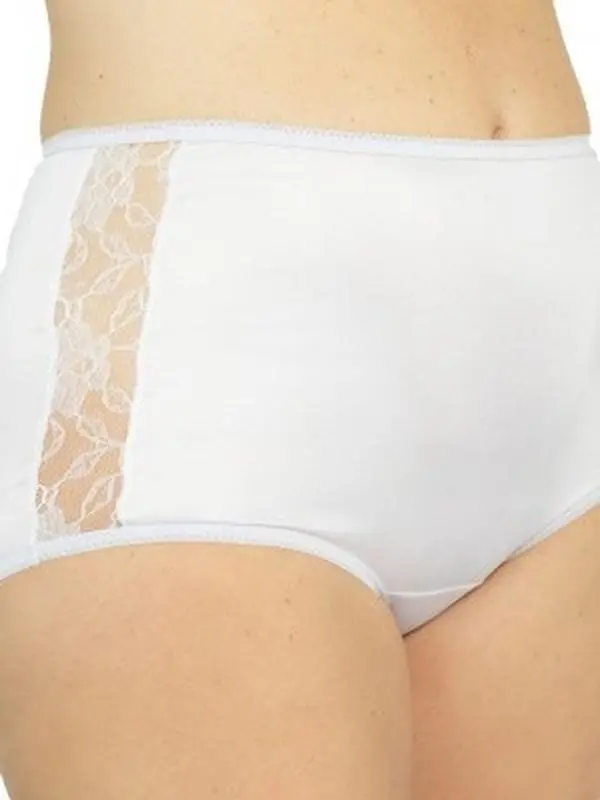 Plusform Instant Shaping Tricot and Lace Briefs 3-Pack