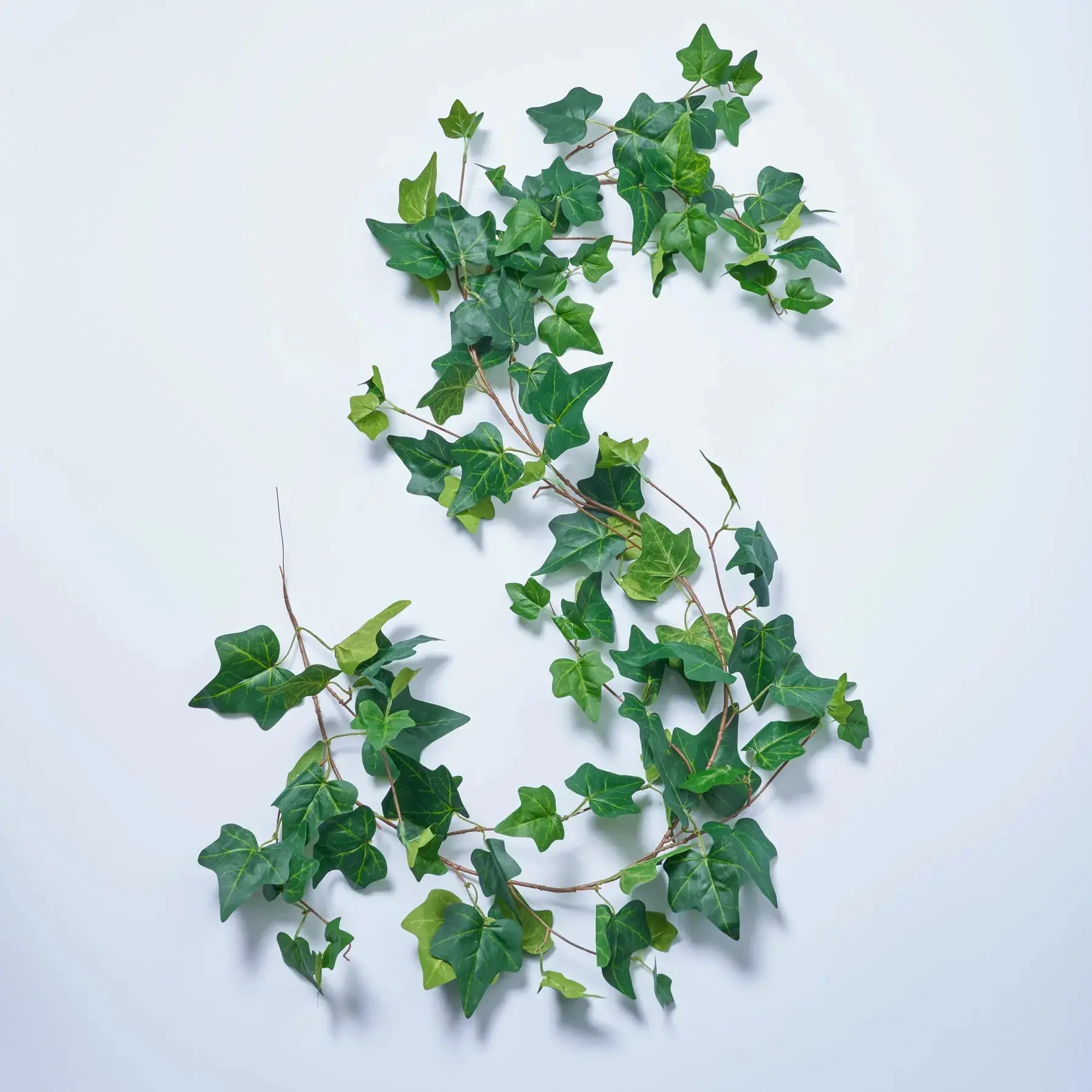 6 ft Decorative Faux English Ivy Leaf Garland with Wired Base - 72in L x 7in W x 3in H, Easy to Drape/Bend/Cut, All-Season Floral Greenery for Home & Festive Decor (Artificial Leaves Wreaths, Garlands & Swags)
