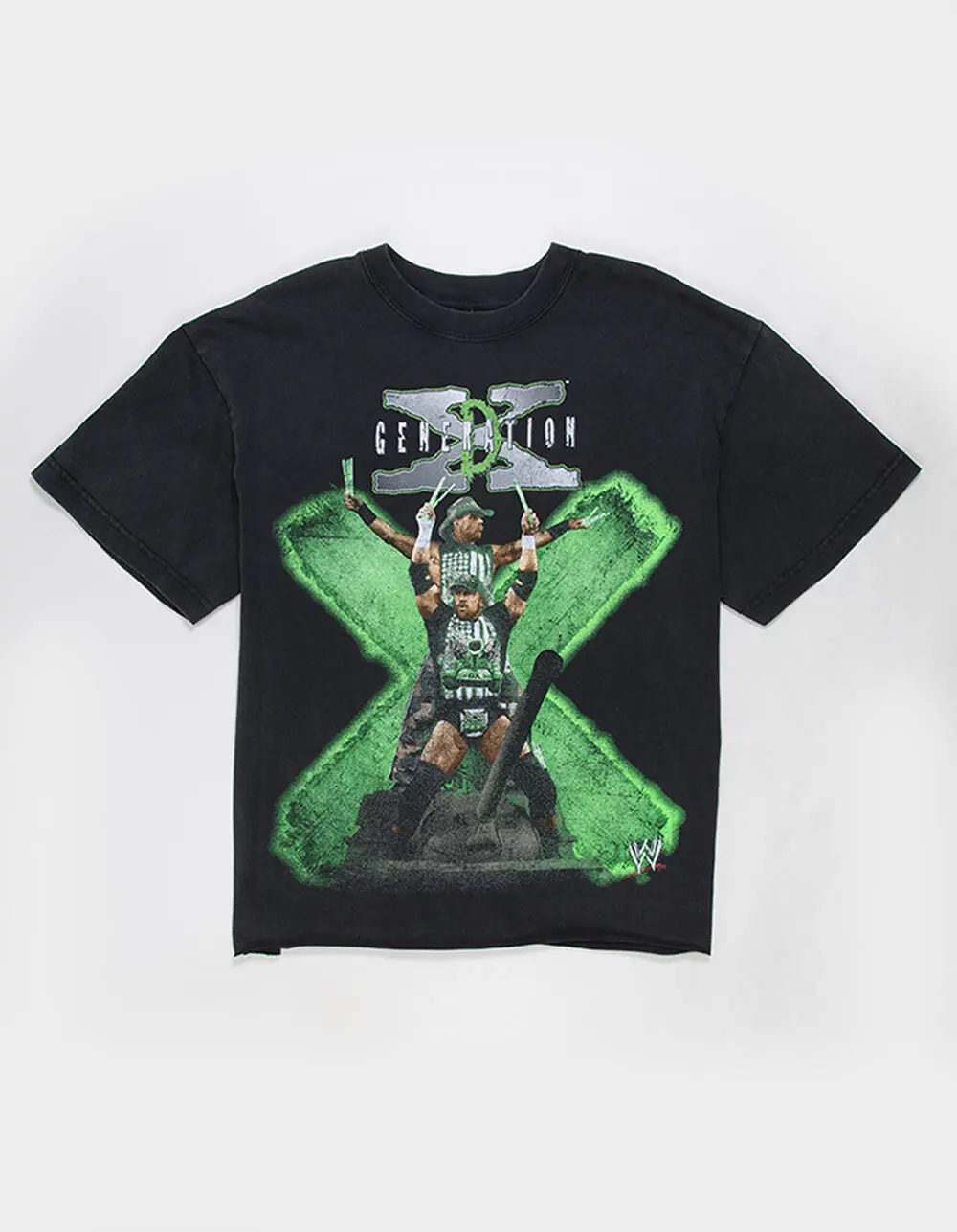 WWE D-Generation X Raided Mens Crop Boxy Tee