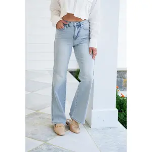 Judy Blue Secret Sauce  High Rise Vintage Wash Tummy Control Top Straight Leg Jeans