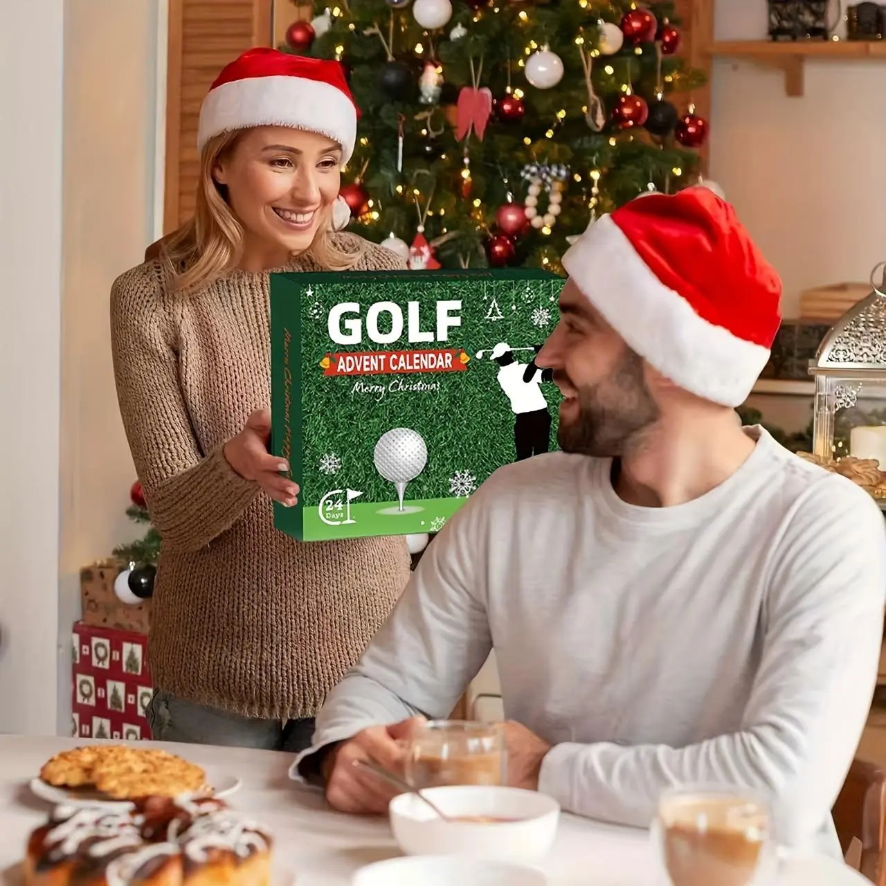 Golf Countdown Calendar for Men Teen Boys, 24 Days Christmas Advent Calendar for Dad Husband Boyfriend, Perfect Holiday Gift Including Golf