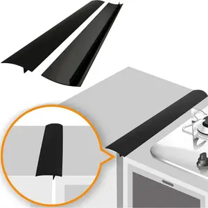 Silicone Oven Gap Cover, Heat Resistant Sealing Strip for Stove and Counter Gaps, Easy Clean T-Type Sealant, Kitchen Appliance Protector